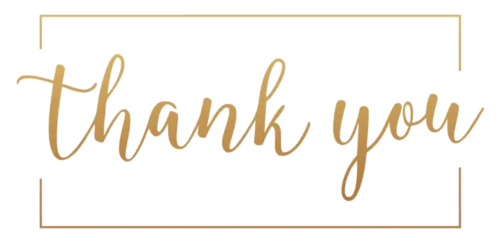 Thank You logo | Peninsula Plastic Surgery | MD and DE