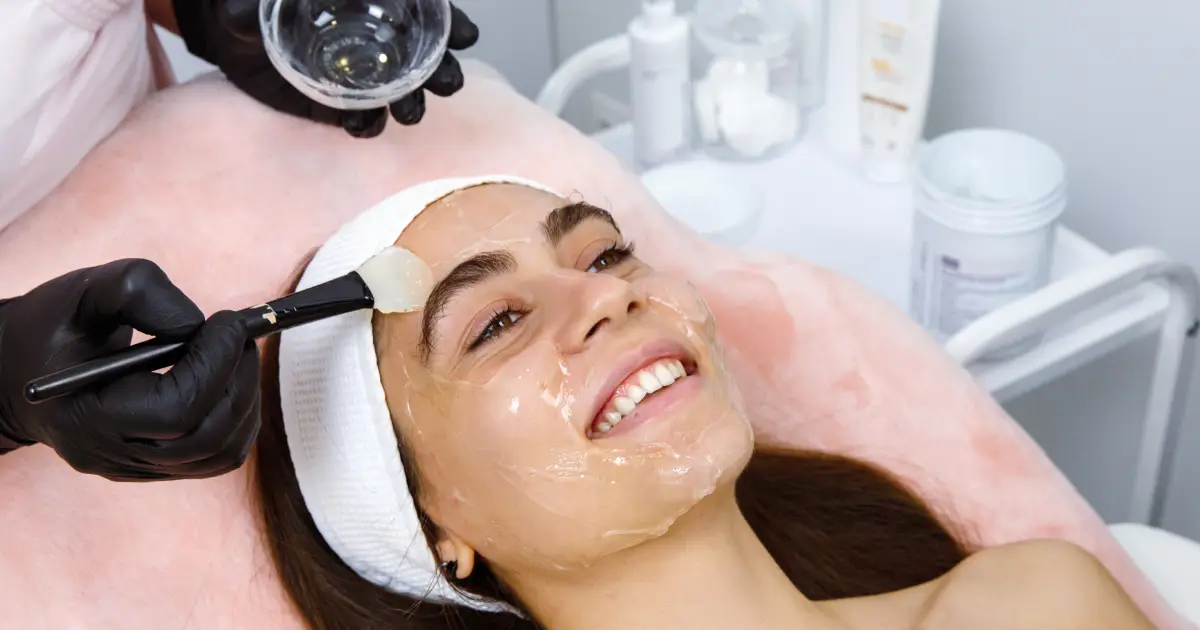 Woman Receiving Chemical Peel in Salisbury, MD